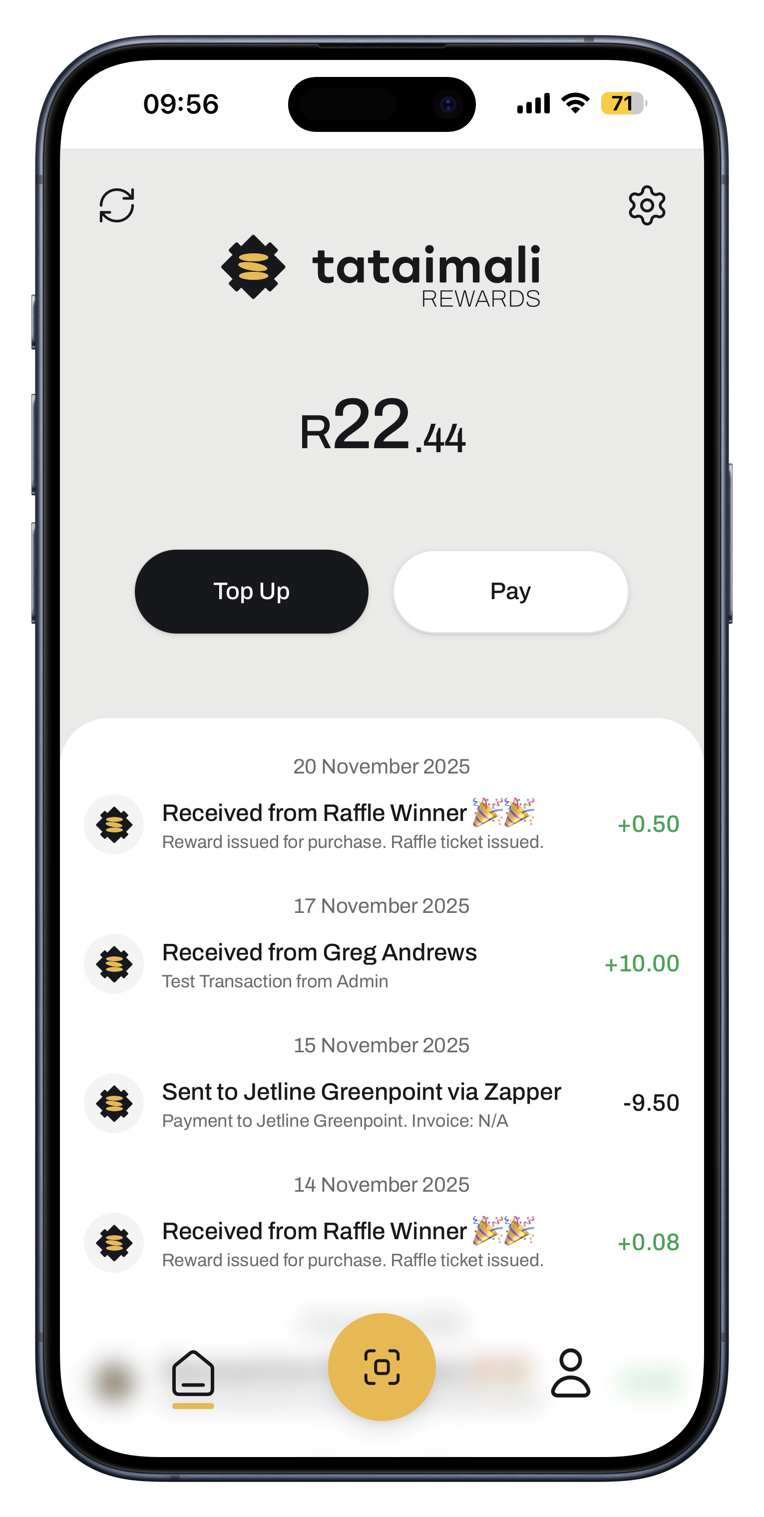 CurrenC App Interface